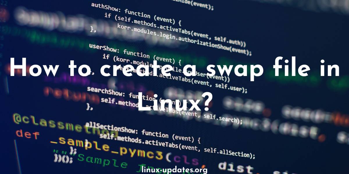 How to create a swap file in Linux?